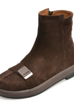 Ghete IMAGE maro, 2541842, din piele intoarsa imagine