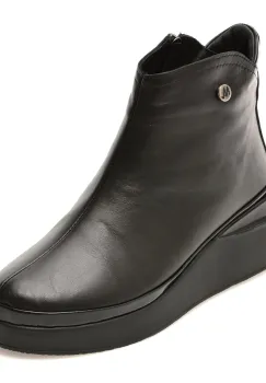 Ghete IMAGE negre, 1063301, din piele naturala imagine