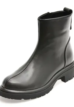 Ghete IMAGE negre, 1504005, din piele naturala imagine