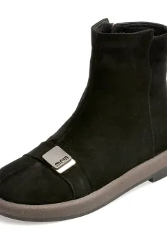 Ghete IMAGE negre, 2541842, din piele intoarsa imagine