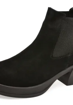 Ghete IMAGE negre, 3772501, din piele intoarsa imagine