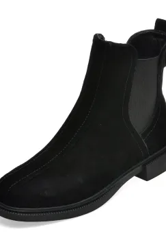 Ghete IMAGE negre, 39712, din piele intoarsa imagine