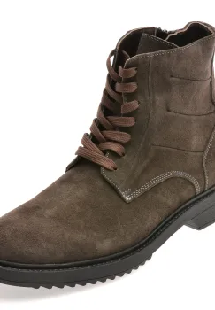 Ghete RELAX gri, KRL1708, din piele intoarsa imagine