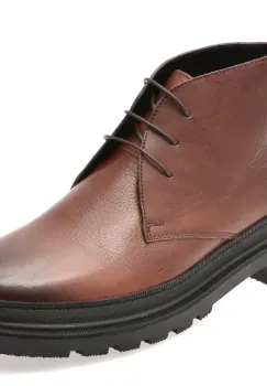 Ghete RELAX maro, KRL9900, din piele naturala imagine