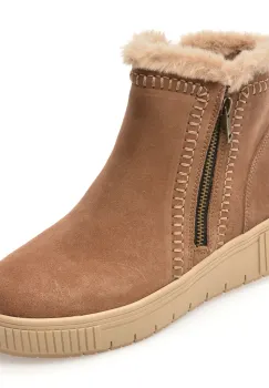 Ghete REMONTE maro, D3B70, din piele intoarsa imagine