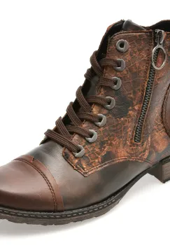 Ghete REMONTE maro, D4382, din piele ecologica imagine