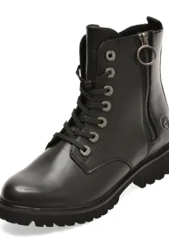 Ghete REMONTE negre, D8671, din piele naturala imagine