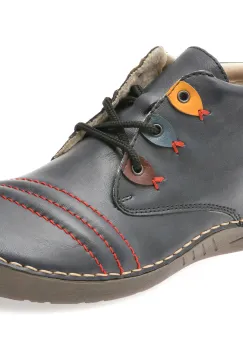 Ghete RIEKER bleumarin, 52509, din piele ecologica imagine