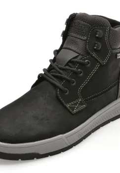 Ghete RIEKER negre, 36040, din piele naturala imagine
