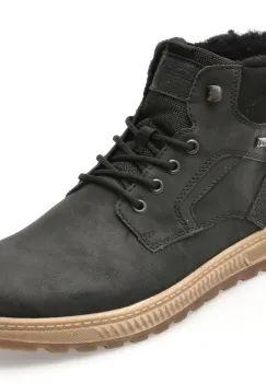 Ghete RIEKER negre, 37005, din piele ecologica imagine