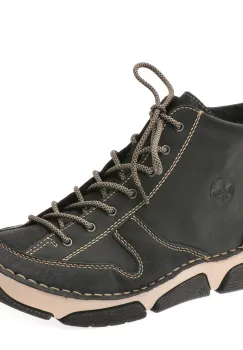 Ghete RIEKER negre, 45906, din piele ecologica imagine