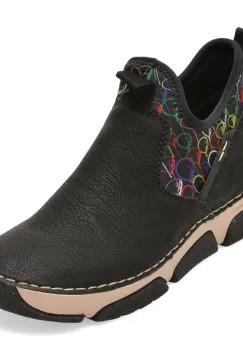 Ghete RIEKER negre, 45957, din piele ecologica imagine