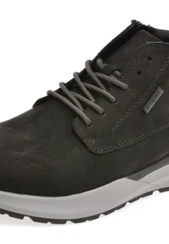 Ghete RIEKER negre, 6001, din piele naturala imagine