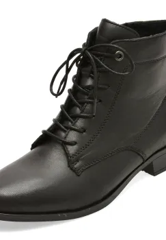 Ghete RIEKER negre, 77030, din piele naturala imagine