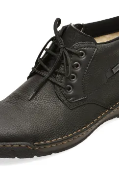 Ghete RIEKER negre, B0333, din piele naturala imagine
