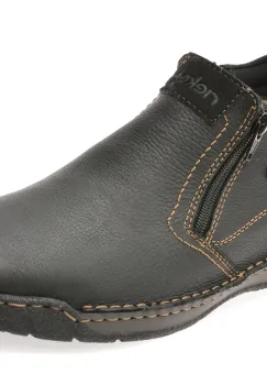 Ghete RIEKER negre, B0392, din piele naturala imagine