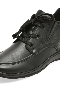 Ghete RIEKER negre, L1727, din piele naturala imagine