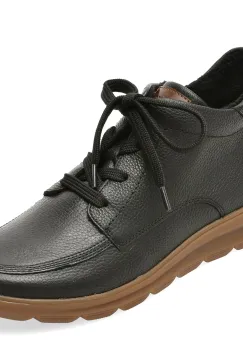 Ghete RIEKER negre, Z0002, din piele naturala imagine