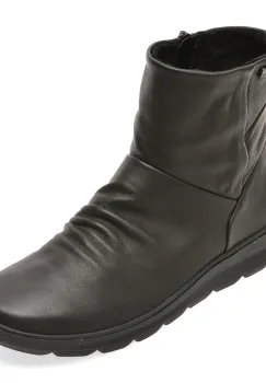 Ghete RIEKER negre, Z0066, din piele naturala imagine