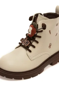 Ghete SELECTION KIDS bej, 50028, din piele ecologica imagine