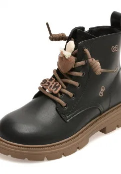 Ghete SELECTION KIDS negre, 50028, din piele naturala imagine