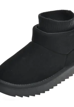 Ghete SELECTION KIDS negre, 6037, din piele intoarsa imagine