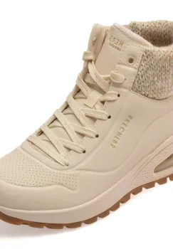Ghete SKECHERS bej, UNO RUGGED, din piele ecologica imagine