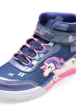 Ghete SKECHERS bleumarin, 303302L, din material textil imagine