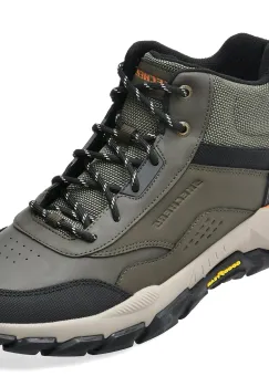 Ghete SKECHERS kaki, SANTORO, din piele naturala imagine