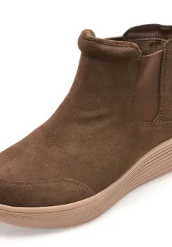 Ghete SKECHERS maro, 159095, din piele intoarsa imagine