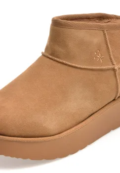 Ghete SKECHERS maro, 169143, din piele intoarsa imagine