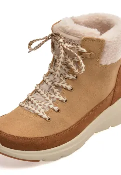 Ghete SKECHERS maro, GLACIAL ULTRA, din piele intoarsa imagine
