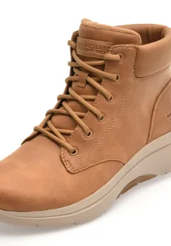 Ghete SKECHERS maro, GO WALK ARCH FIT 2.0 BOOT, din material textil imagine
