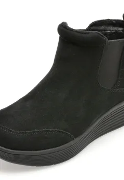 Ghete SKECHERS negre, 159095, din piele intoarsa imagine
