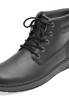 Ghete SKECHERS negre, 205235, din piele ecologica imagine