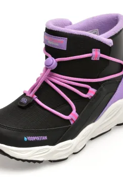 Ghete SKECHERS negre, 303492L, din material textil imagine