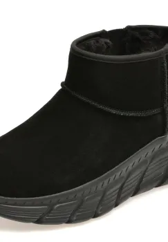 Ghete SKECHERS negre, BOBS B FLEX HI, din piele intoarsa imagine