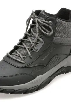 Ghete SKECHERS negre, SANTORO, din piele naturala imagine