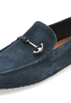 Mocasini ALDO bleumarin, 13913511, din piele intoarsa imagine
