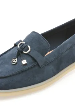 Mocasini ALDO bleumarin, 14001860, din piele intoarsa imagine