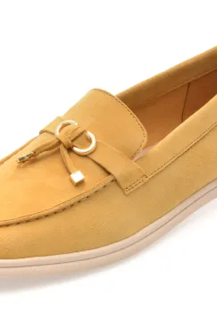 Mocasini ALDO galbeni, 13912681, din piele intoarsa imagine