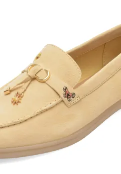 Mocasini ALDO galbeni, CRERAS-IN 740, din piele intoarsa imagine