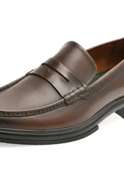 Mocasini ALDO maro, TUCKER 240, din piele naturala imagine
