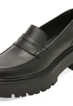 Mocasini ALDO negri, CADAYCIA 001, din piele naturala imagine