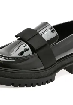 Mocasini ALDO negri, THEATRIC 001, din piele ecologica lacuita imagine