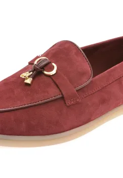 Mocasini ALDO rosii, CRERAS-IN 640, din piele intoarsa imagine