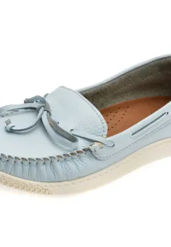 Mocasini APROPO albastri, 45463, din piele naturala imagine