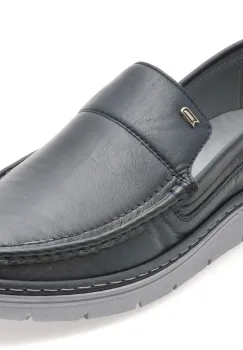 Mocasini BITE THE BULLET bleumarin, NR229E, din piele naturala imagine