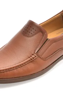 Mocasini BITE THE BULLET maro, SH4004, din piele naturala imagine