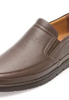 Mocasini BITE THE BULLET maro, SH750, din piele naturala imagine